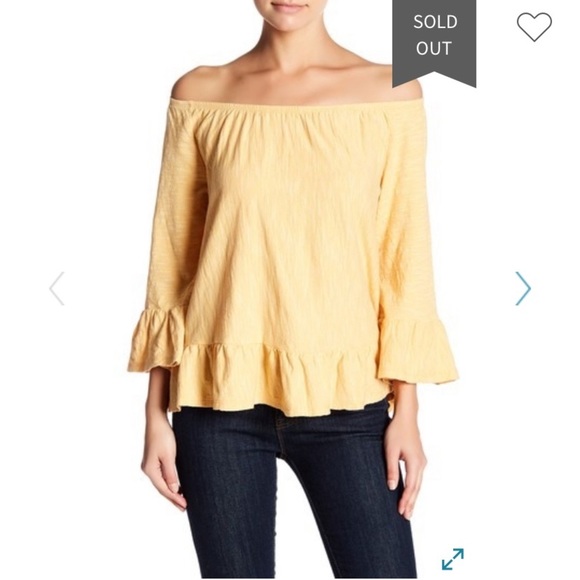 Sanctuary Tops - Sanctuary Juliana Striped Off-The-Shoulder Blouse